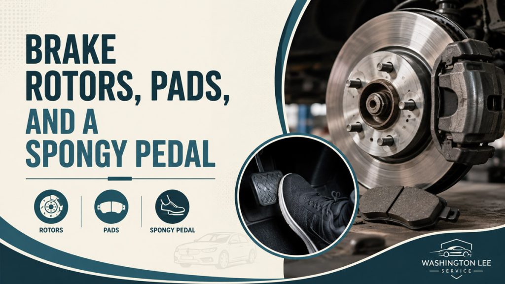 Brake Rotors, Pads, and a Spongy Pedal