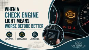 When a Check Engine Light Means Worse Before Better