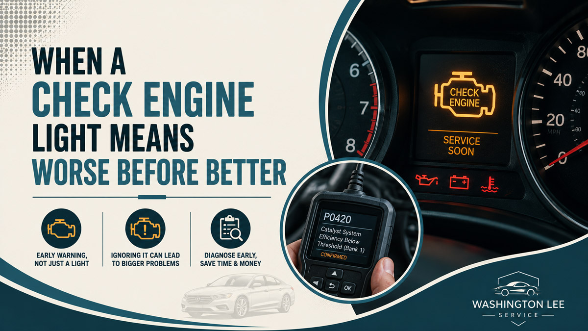 When a Check Engine Light Means Worse Before Better