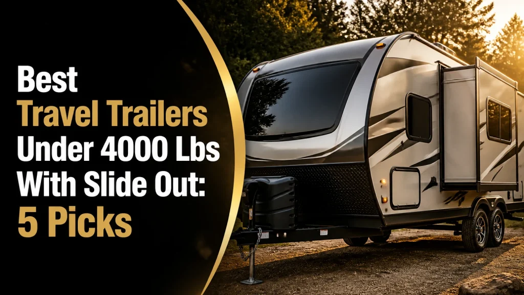 best travel trailers under 4000 lbs with slide out