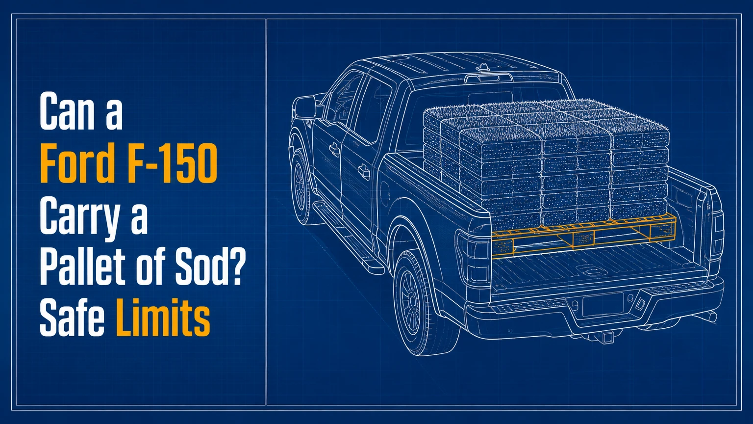 can a ford f150 carry a pallet of sod
