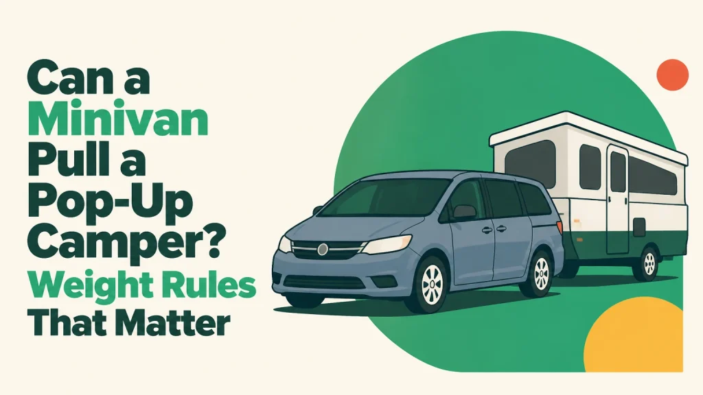 can a minivan pull a pop up camper