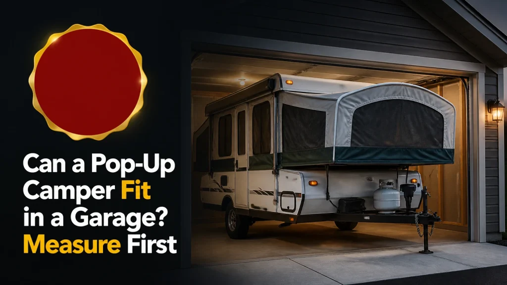 can a pop up camper fit in a garage