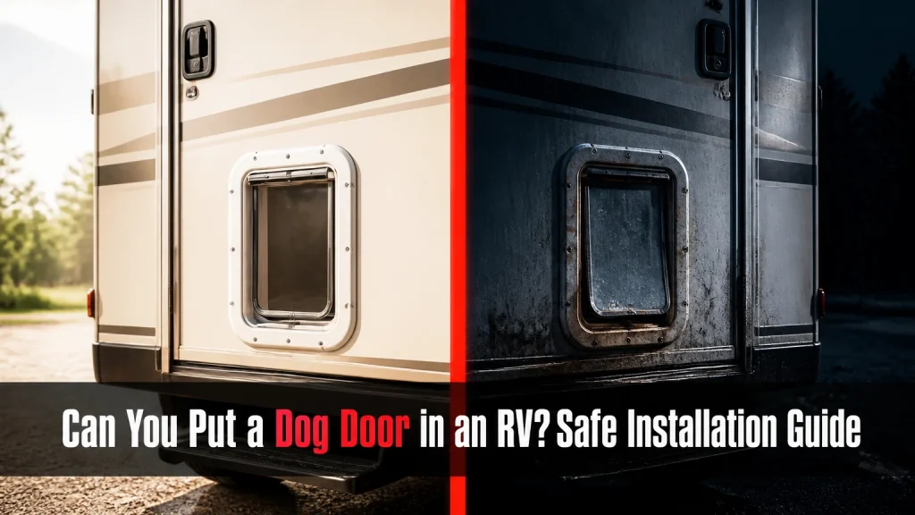 can you put a dog door in an rv