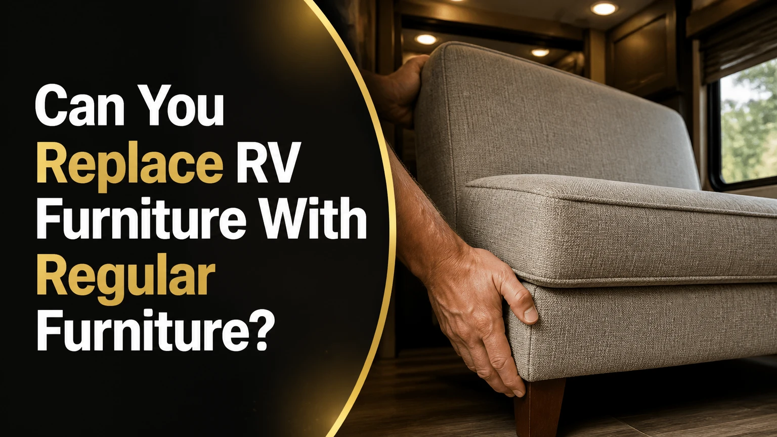 can you replace rv furniture with regular furniture