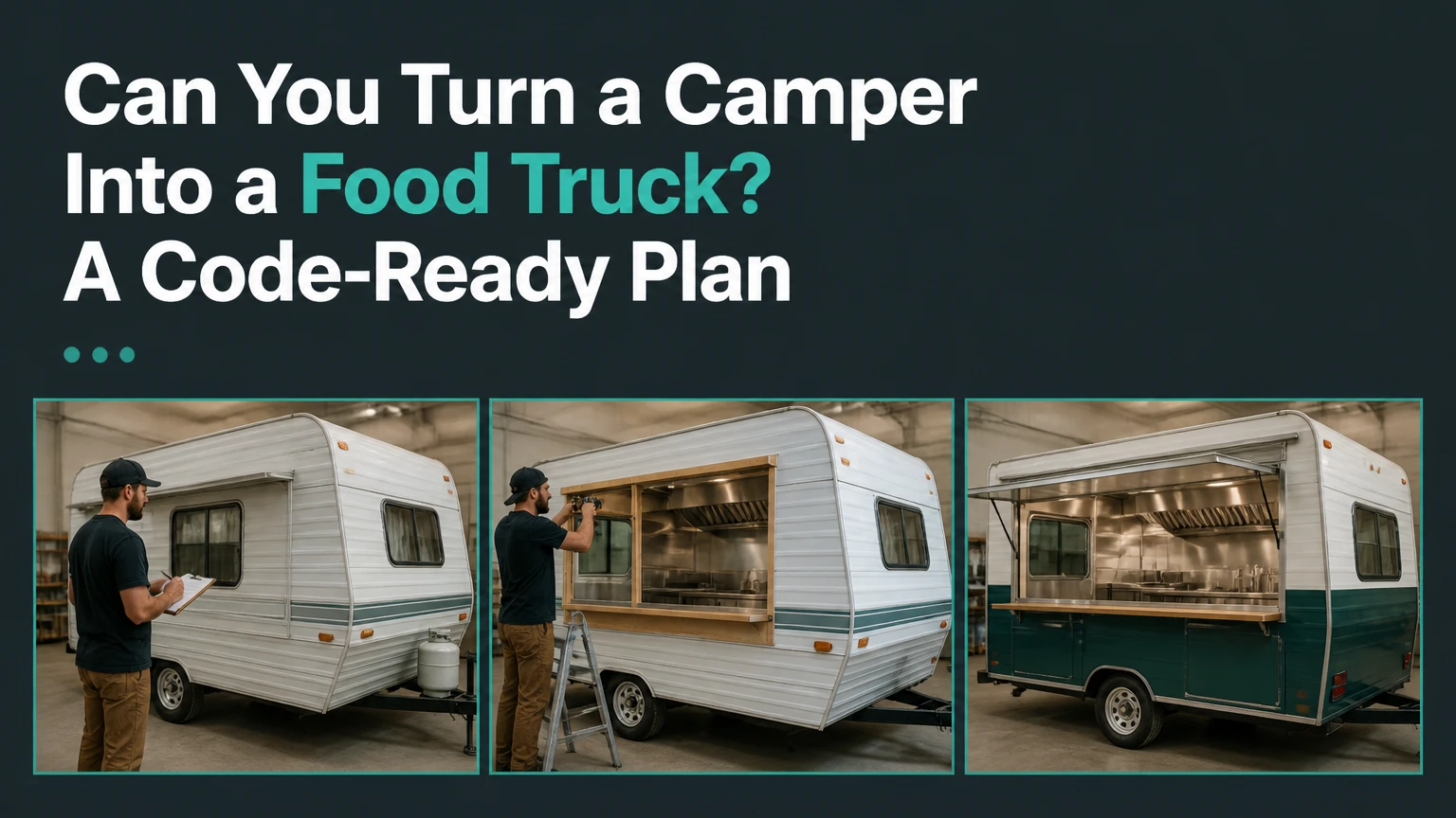 can you turn a camper into a food truck