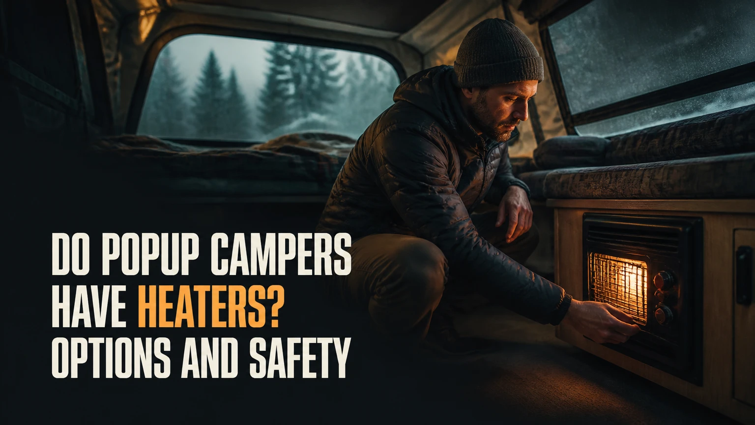 do popup campers have heaters