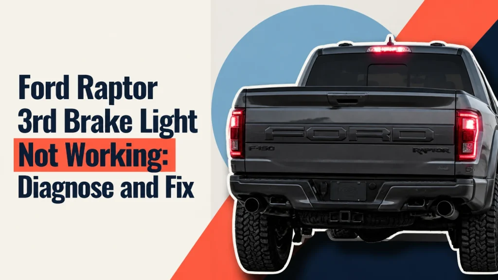 ford raptor 3rd brake light not working