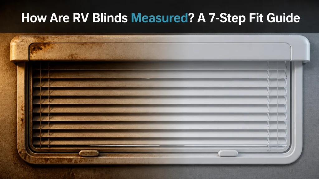 how are rv blinds measured