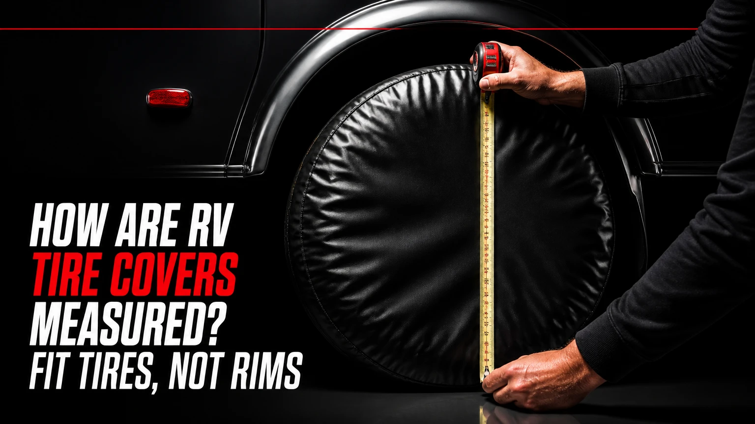 how are rv tire covers measured