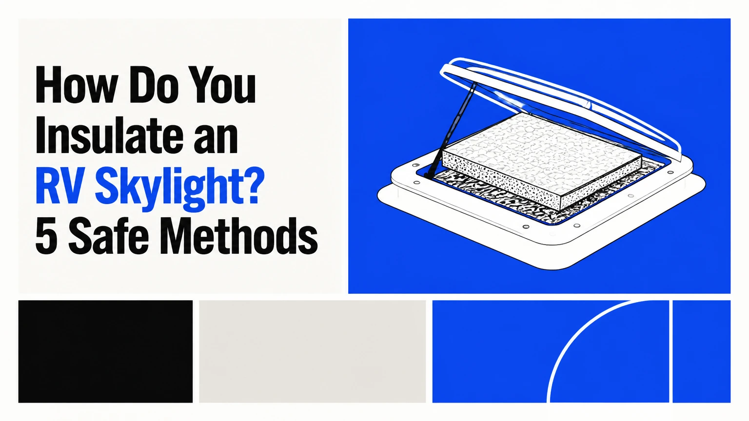 how do you insulate an rv skylight
