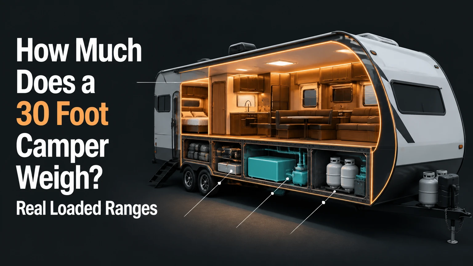 how much does a 30 foot camper weigh