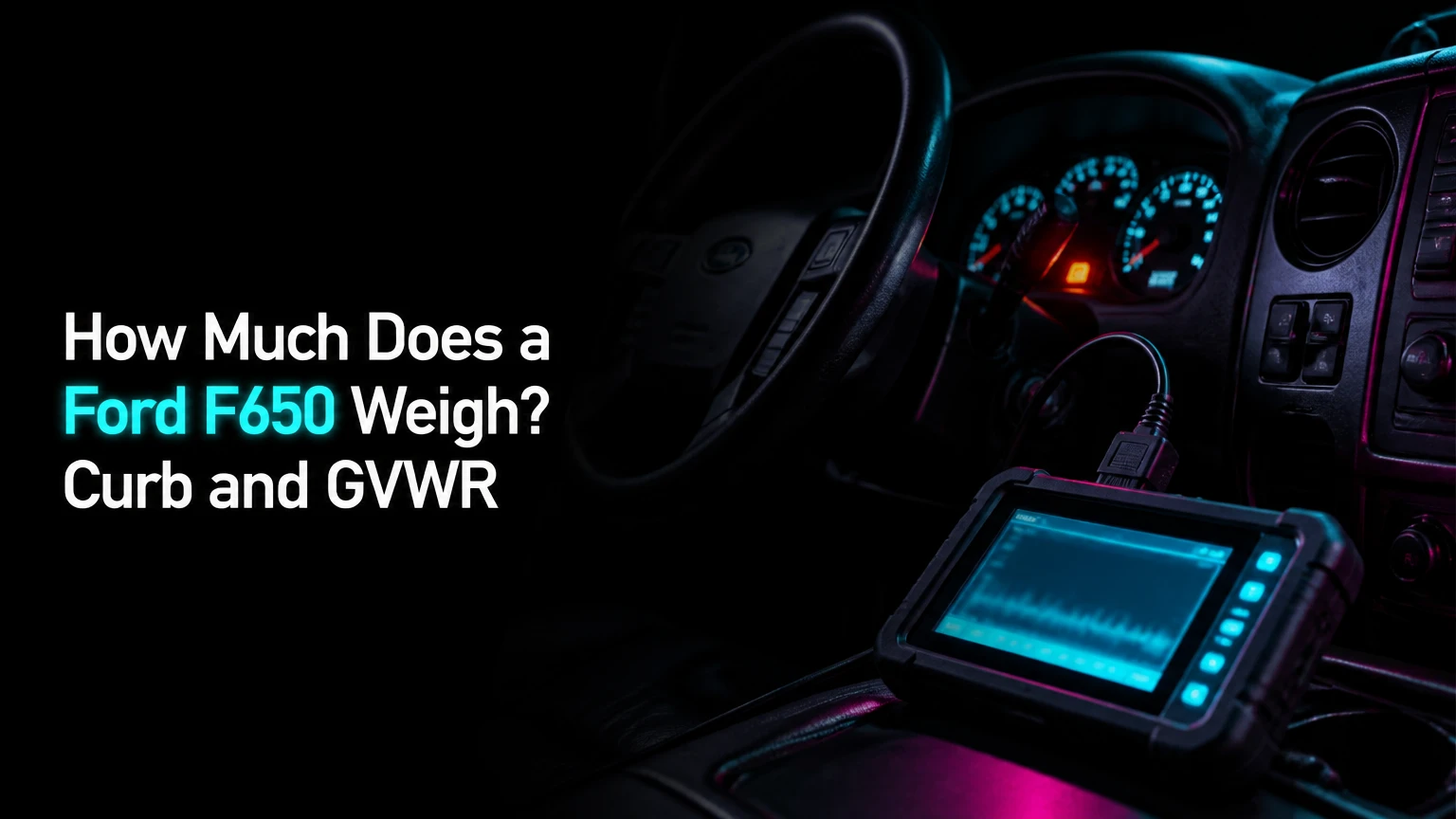 how much does a ford f650 weigh
