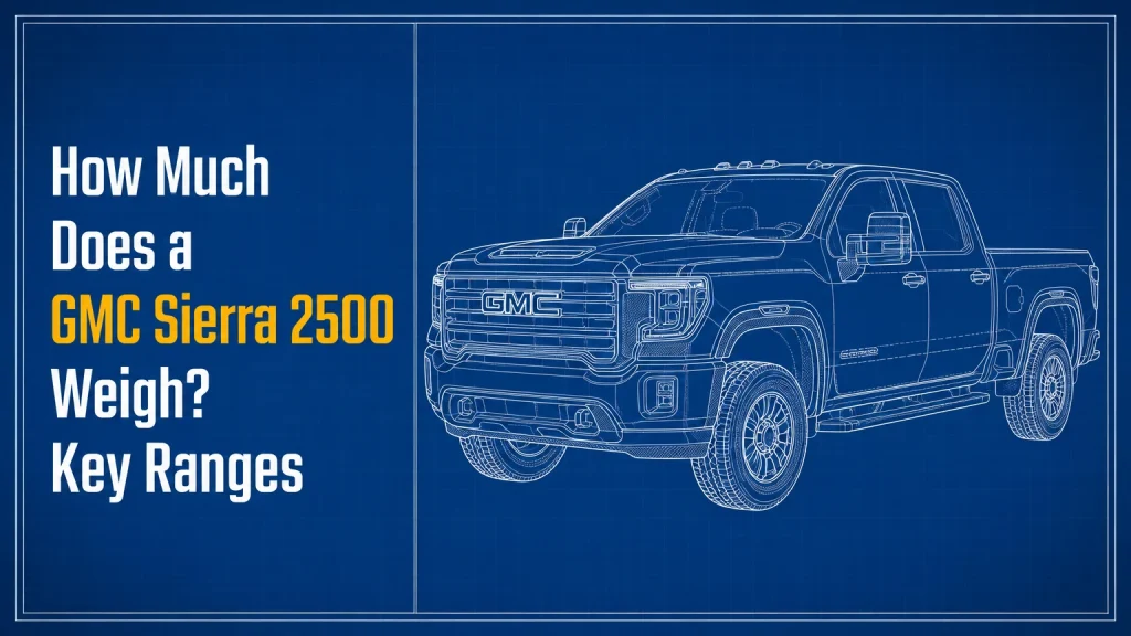 how much does a gmc sierra 2500 weigh