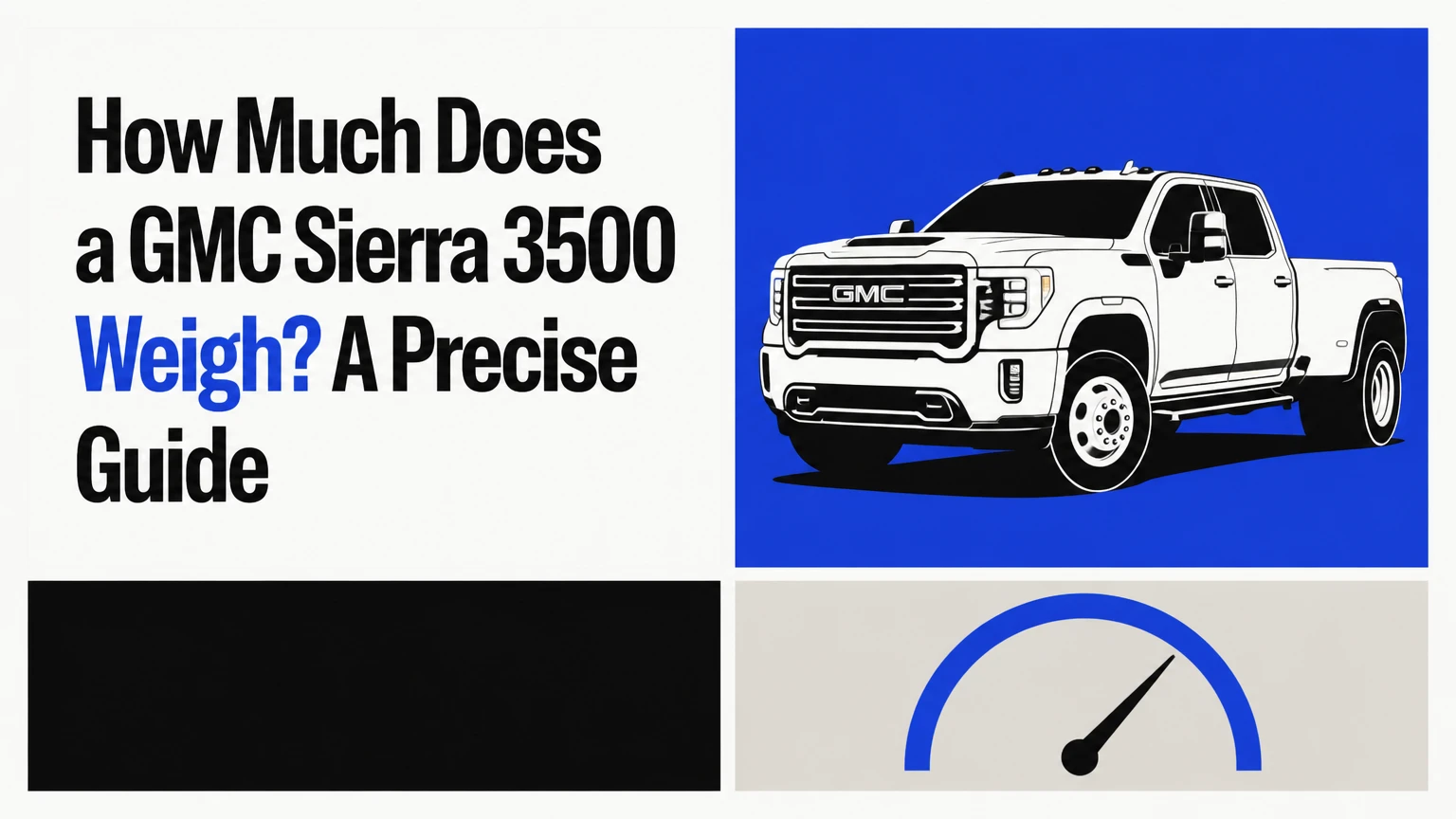 how much does a gmc sierra 3500 weigh