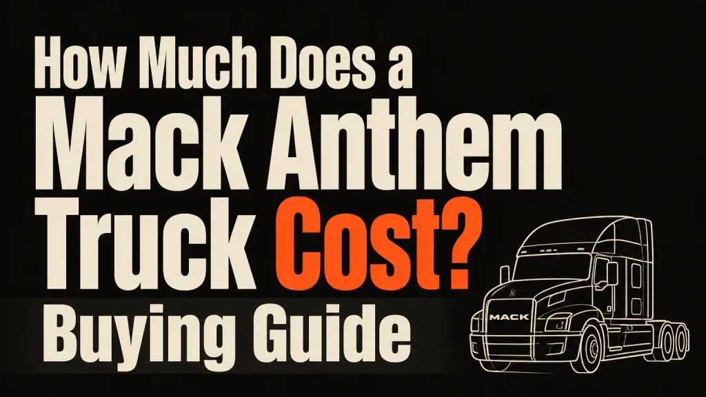 how much does a mack anthem truck cost