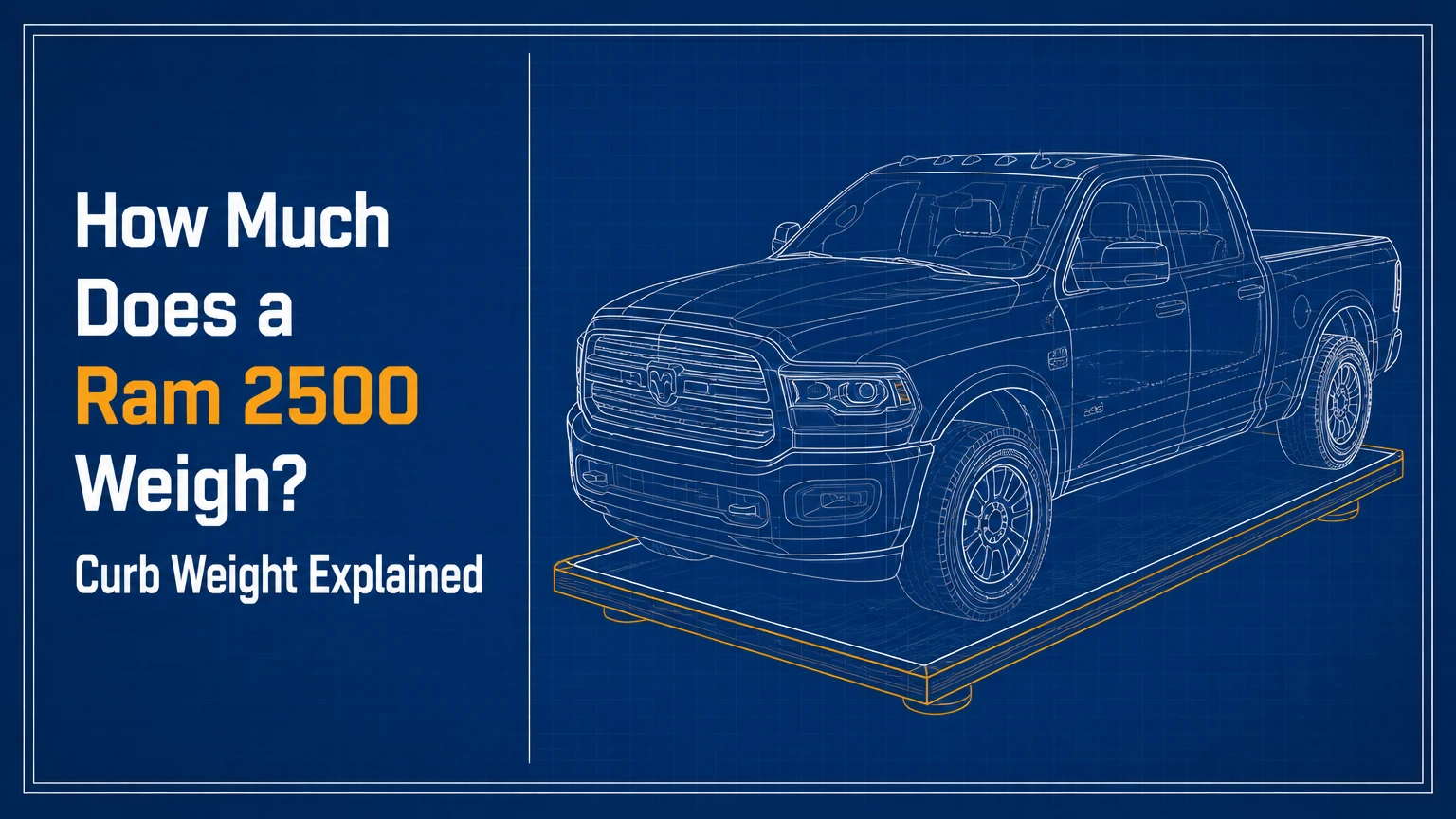 how much does a ram 2500 weigh