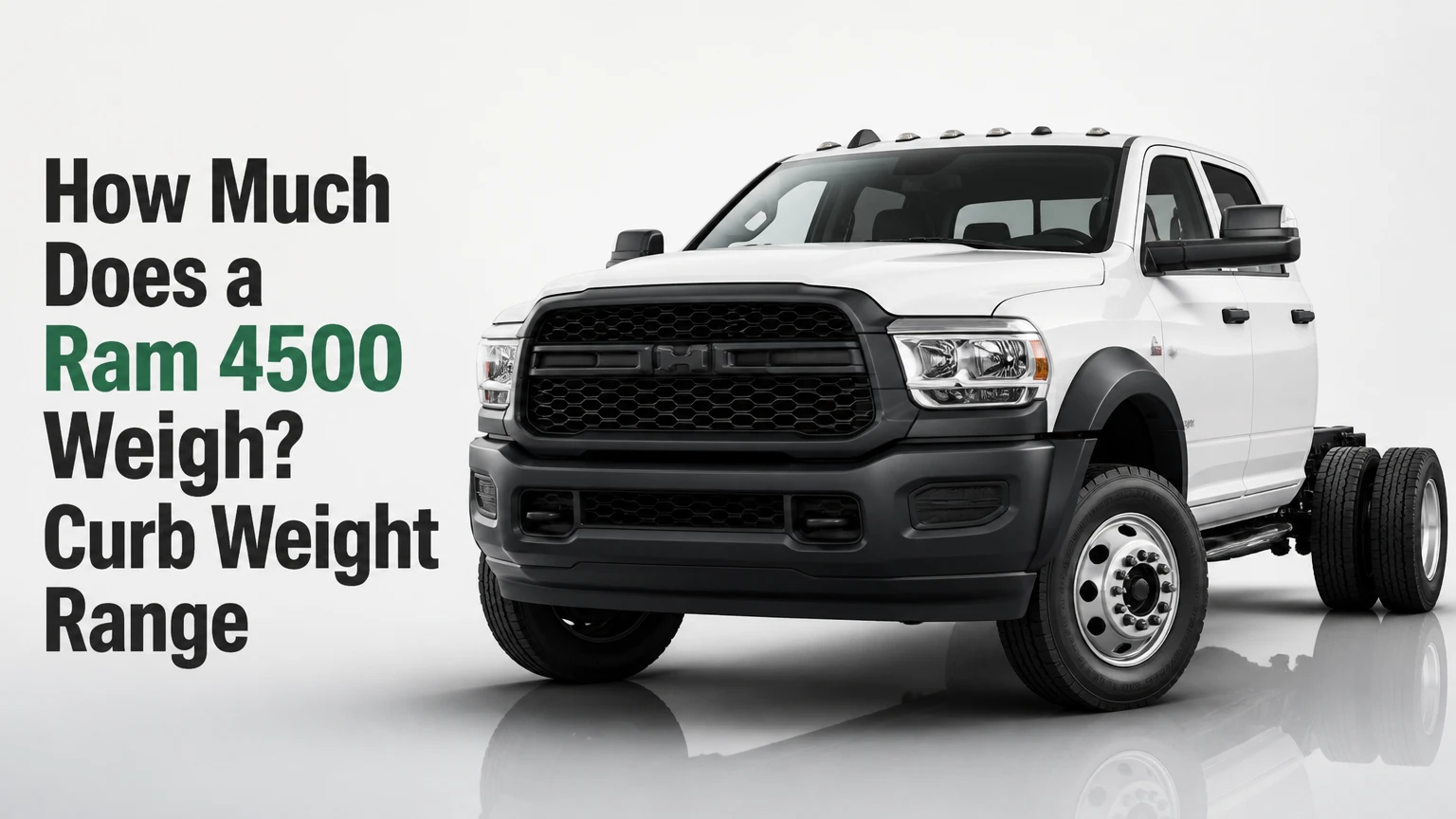 how much does a ram 4500 weigh