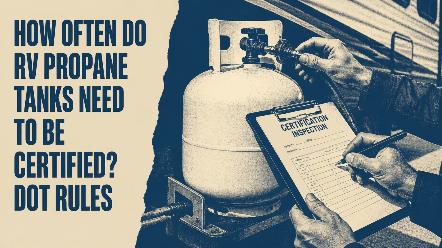 how often do rv propane tanks need to be certified