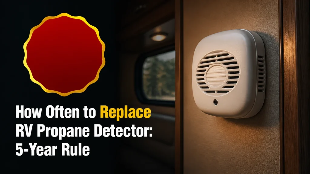 how often to replace rv propane detector