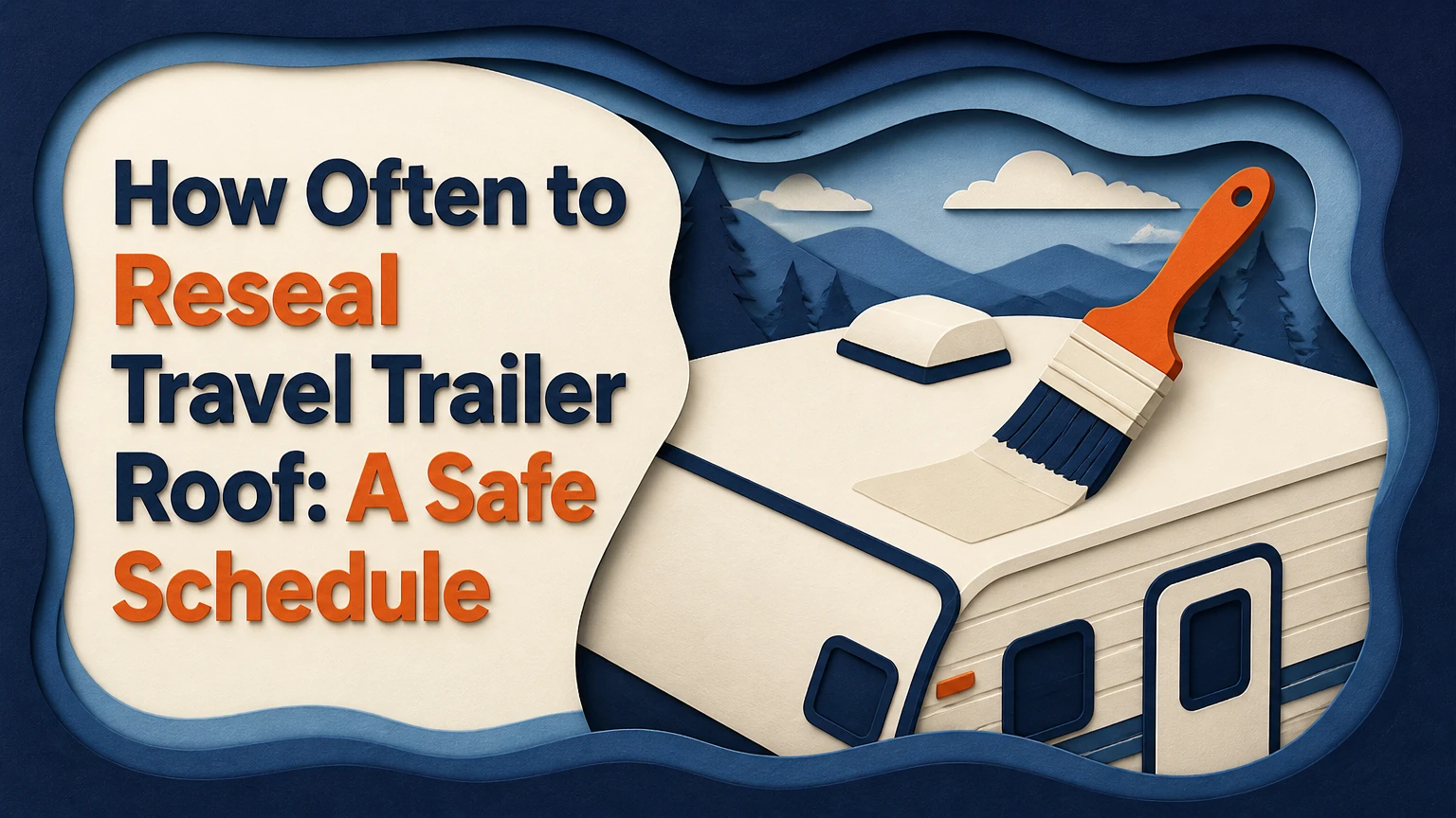 how often to reseal travel trailer roof