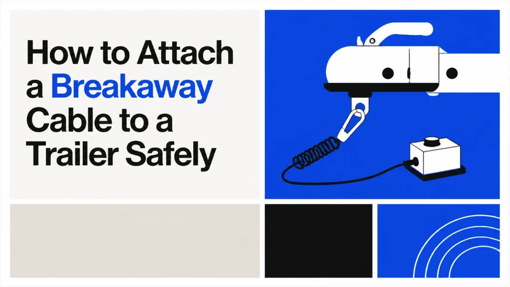 how to attach a breakaway cable to a trailer