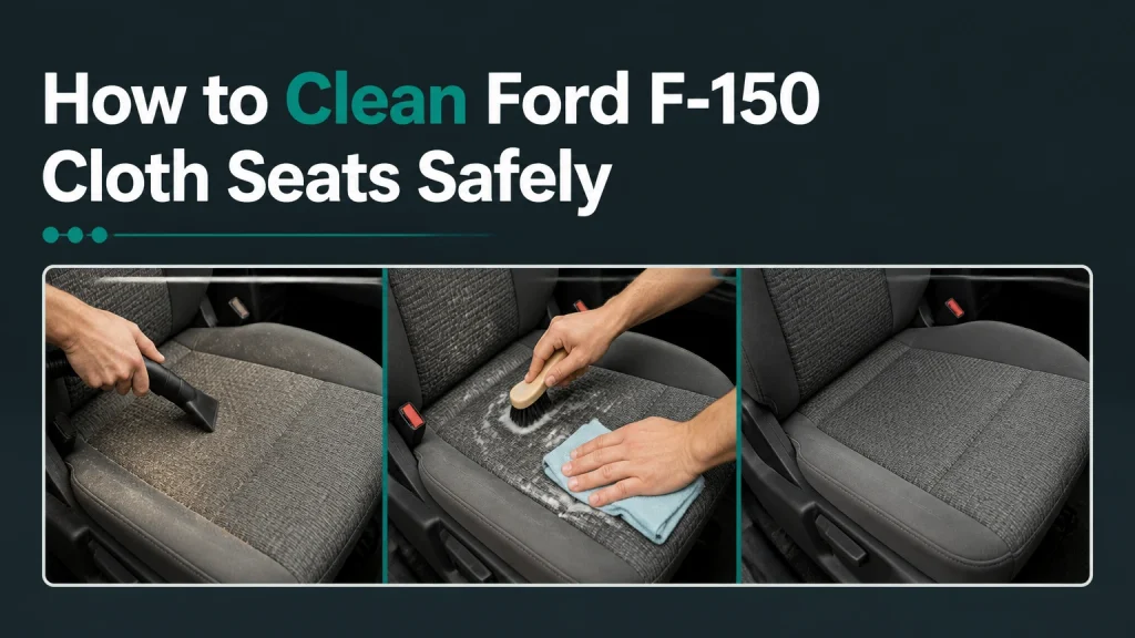 how to clean ford f150 cloth seats