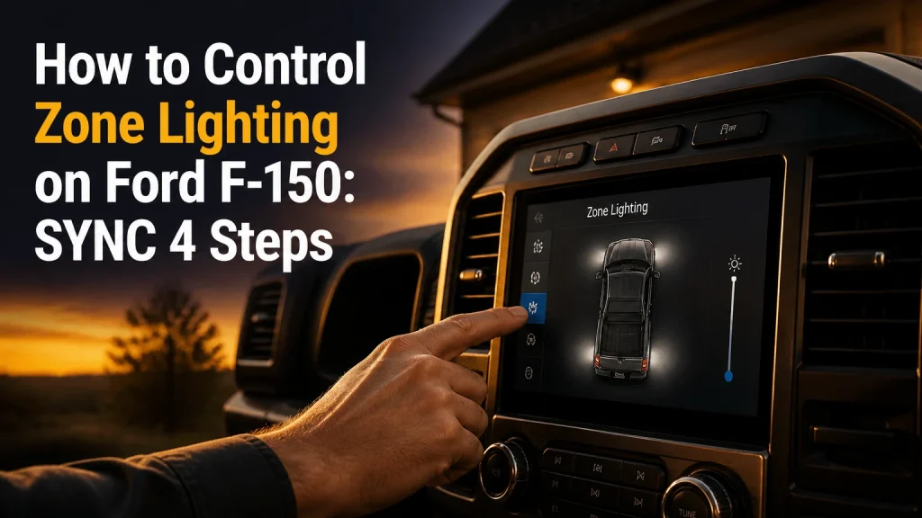 how to control zone lighting on ford f150