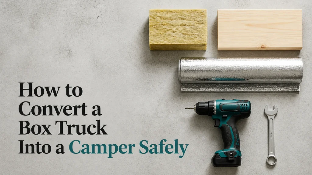 how to convert a box truck into a camper