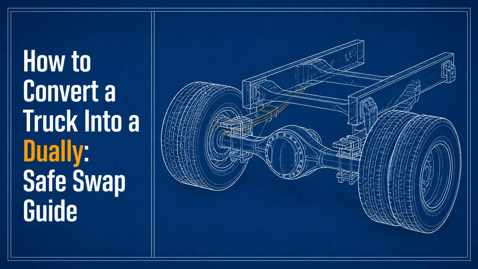how to convert a truck into a dually