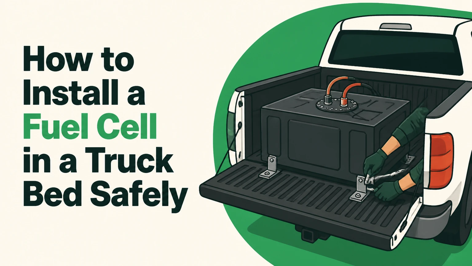 how to install a fuel cell in a truck bed