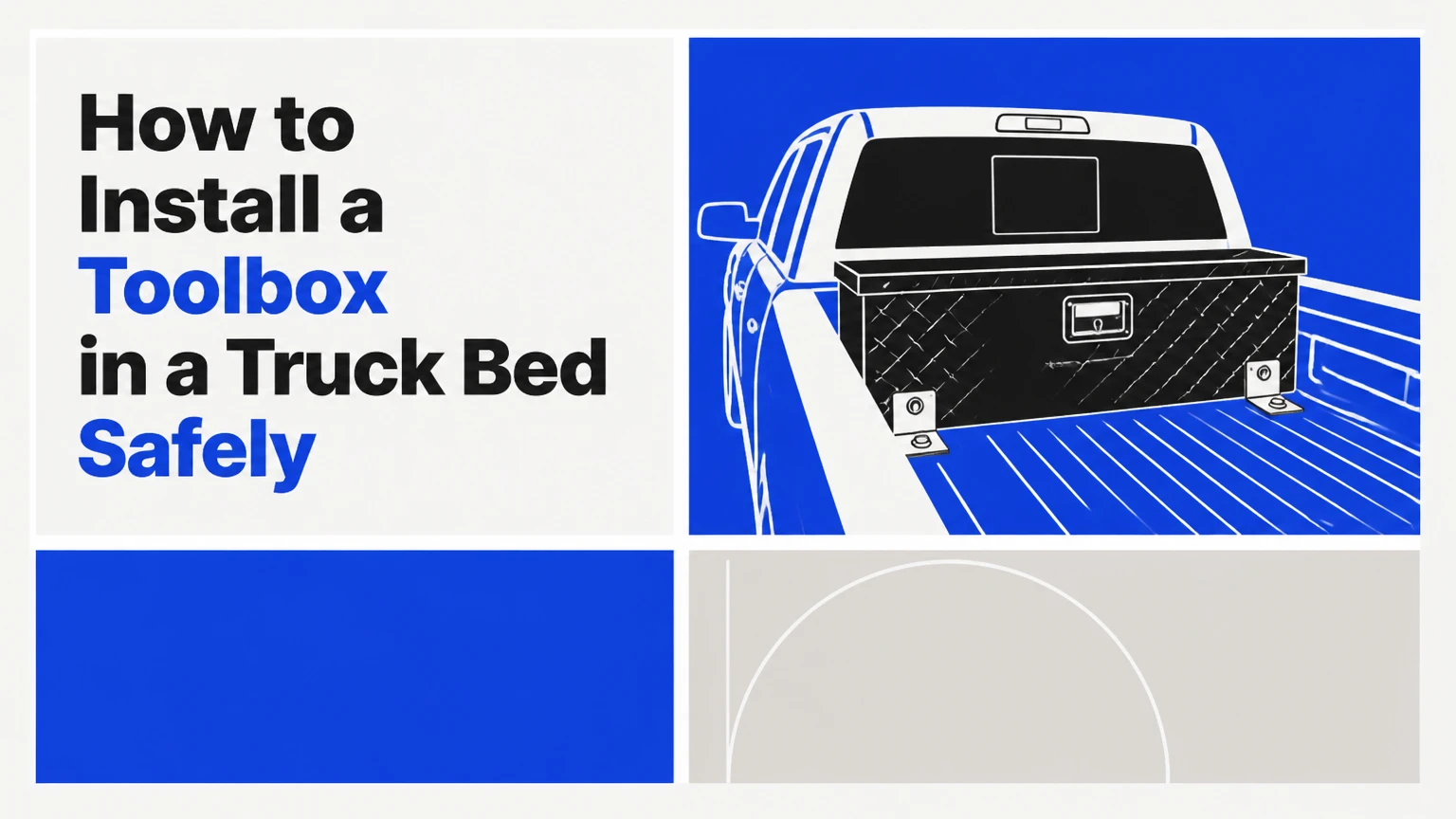 how to install a toolbox in a truck bed