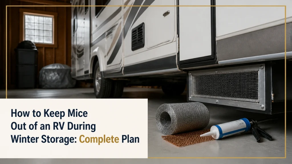 how to keep mice out of rv during winter storage