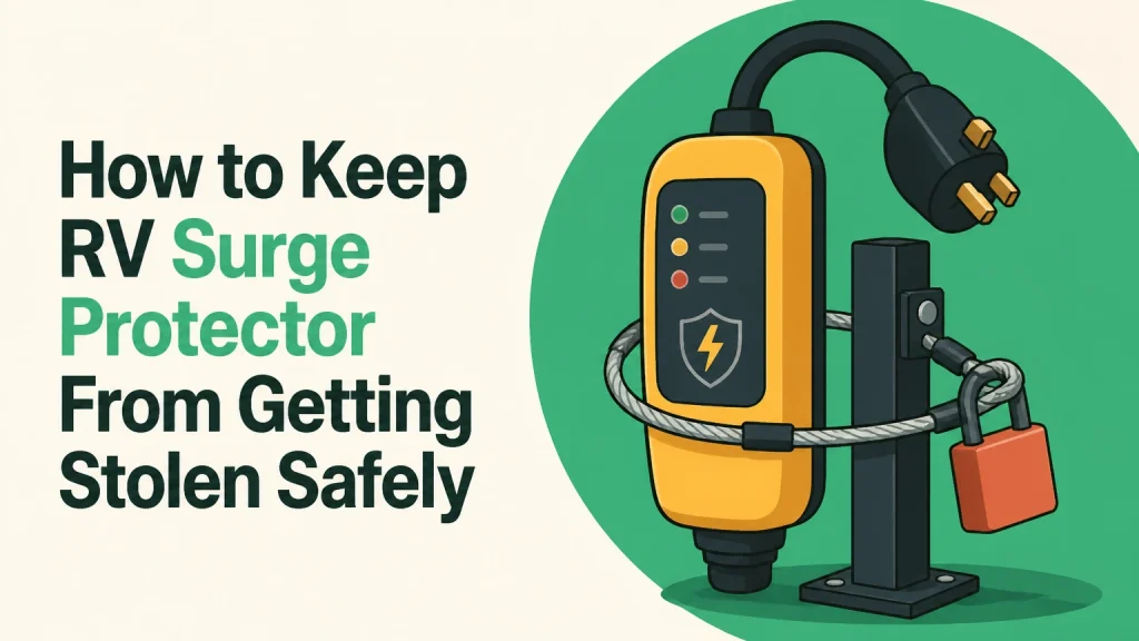 how to keep rv surge protector from getting stolen