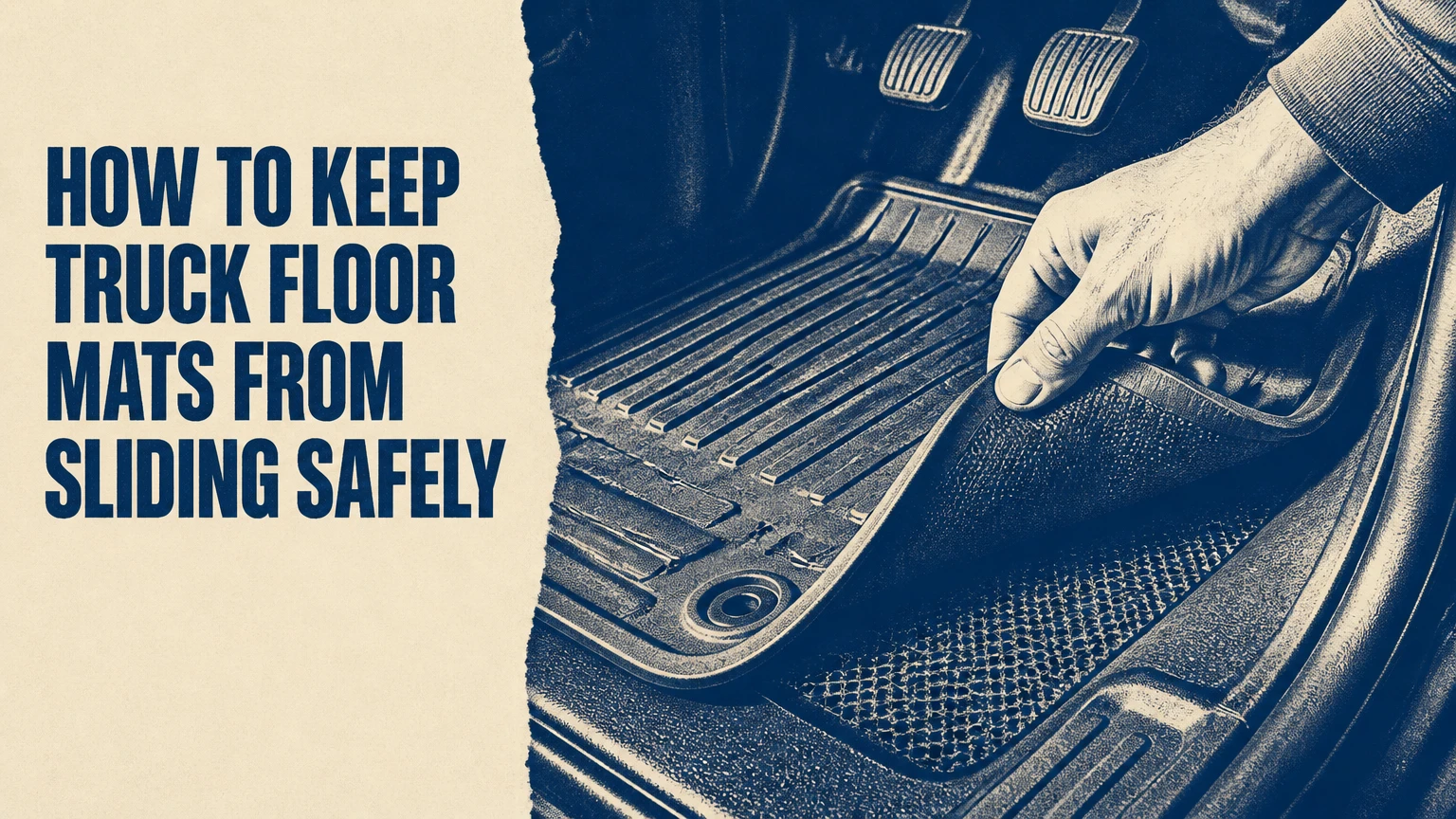 how to keep truck floor mats from sliding