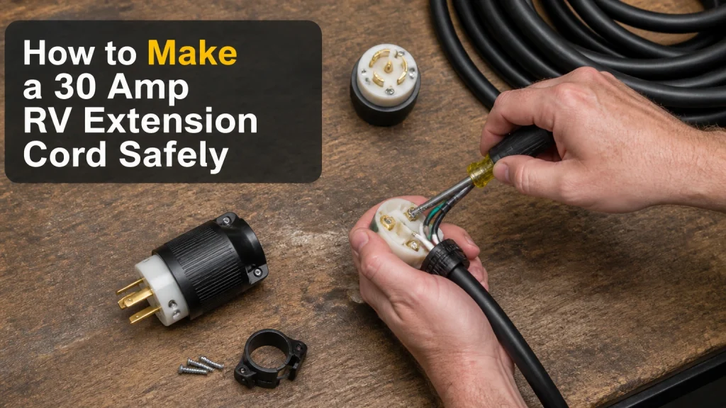 how to make a 30 amp rv extension cord
