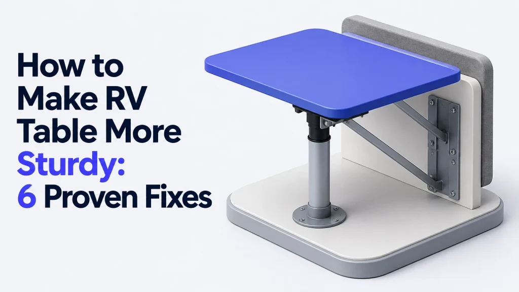 how to make rv table more sturdy