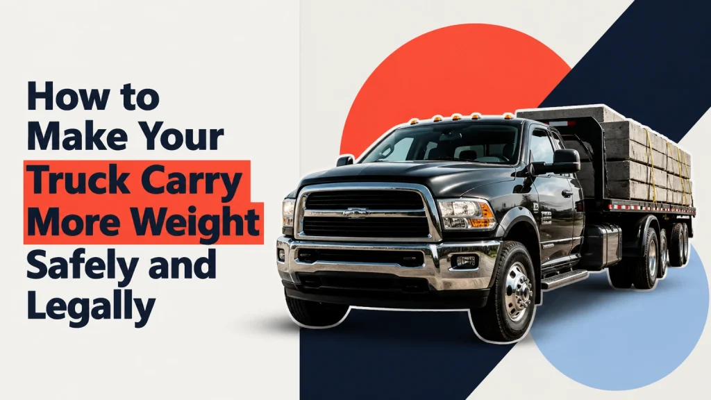 how to make your truck carry more weight