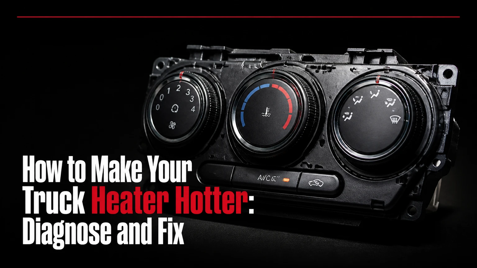 how to make your truck heater hotter