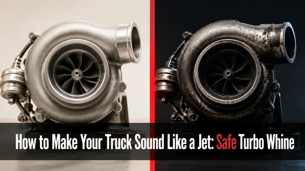 how to make your truck sound like a jet