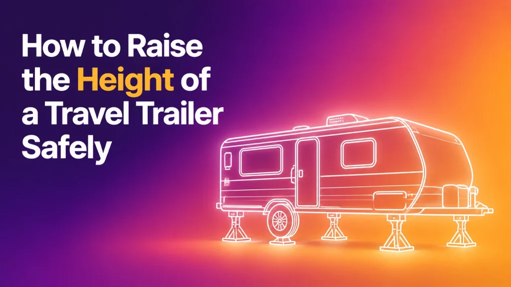 how to raise the height of a travel trailer