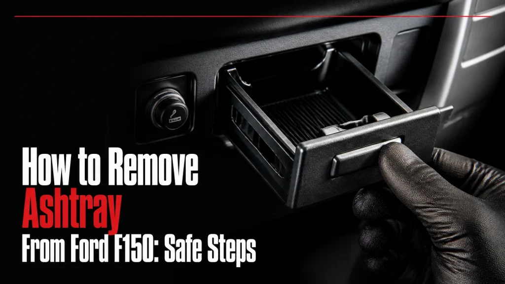 how to remove ashtray from ford f150