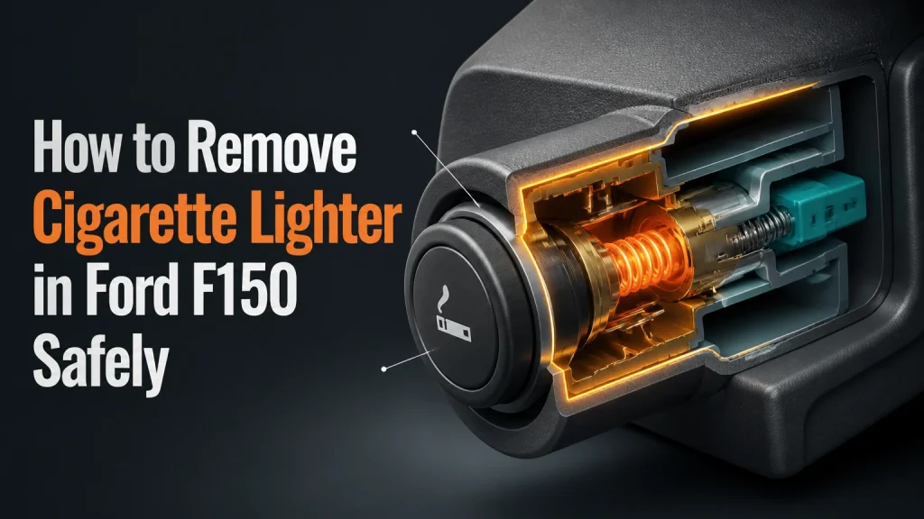 how to remove cigarette lighter in ford f150