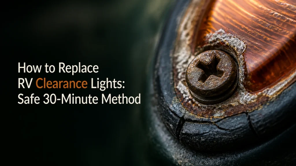 how to replace rv clearance lights