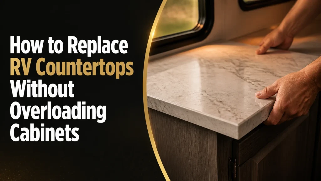 how to replace rv countertops