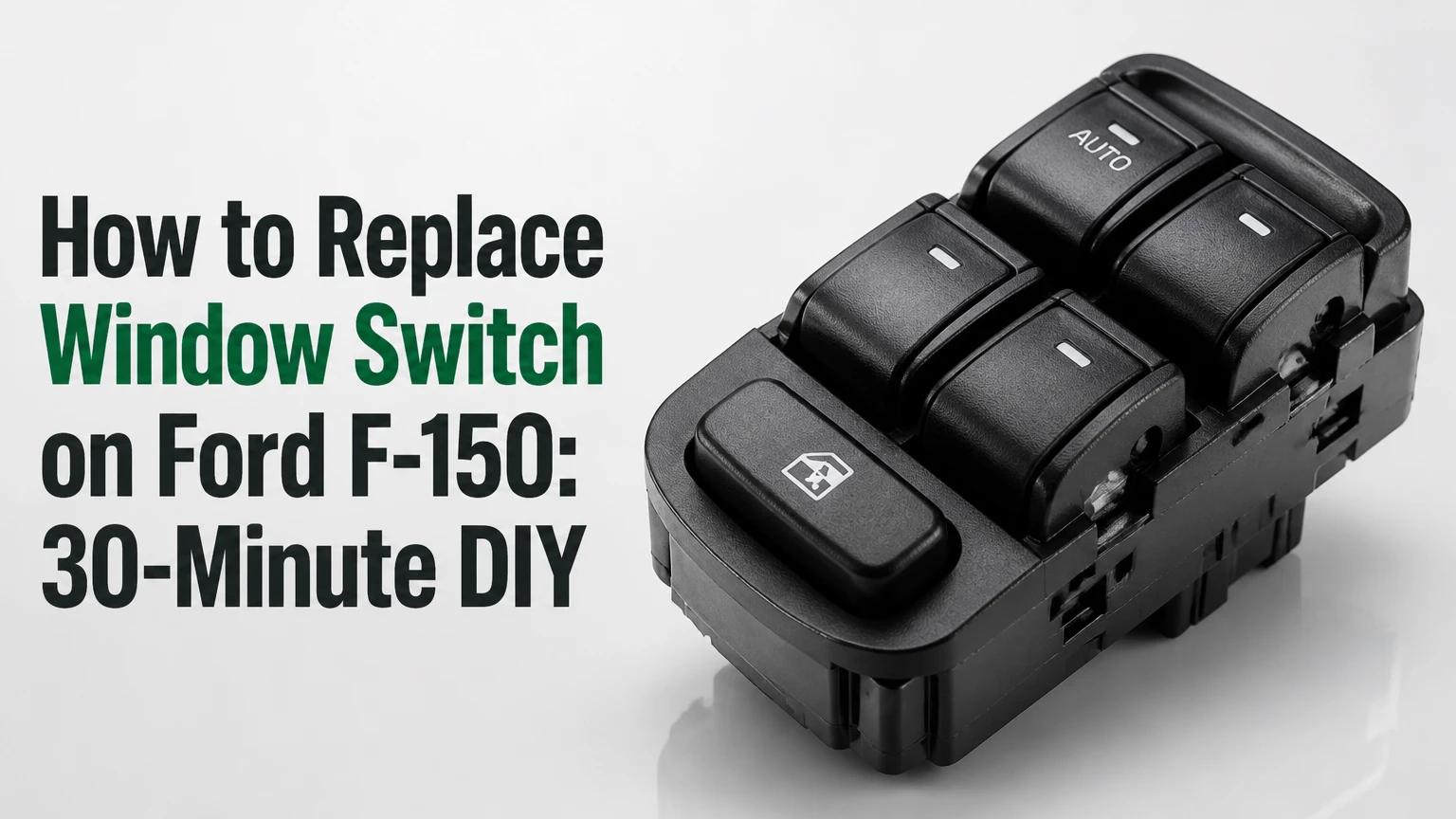 how to replace window switch on ford f150