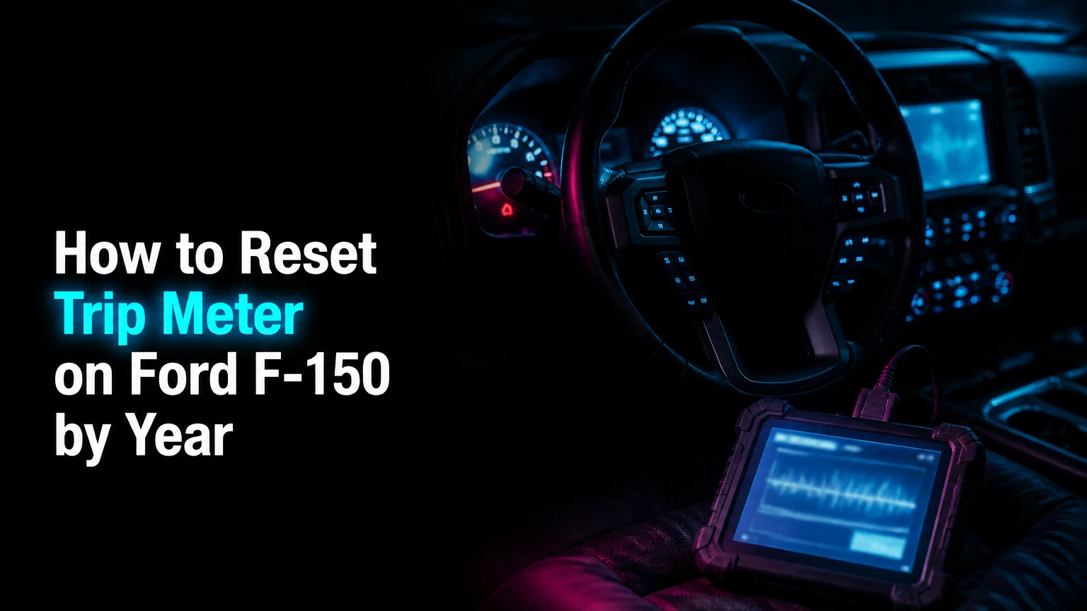 how to reset trip meter on ford f150