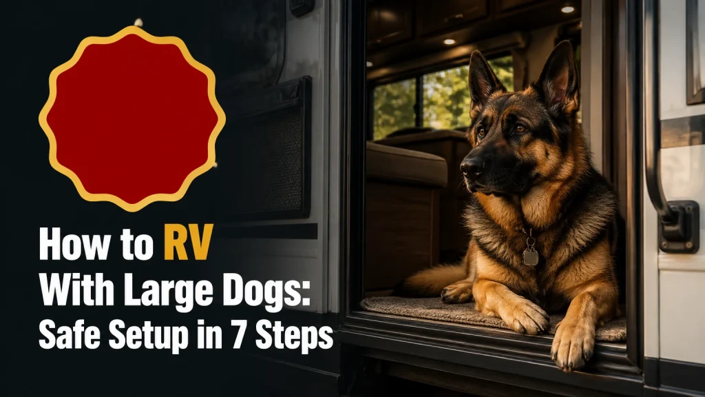 how to rv with large dogs