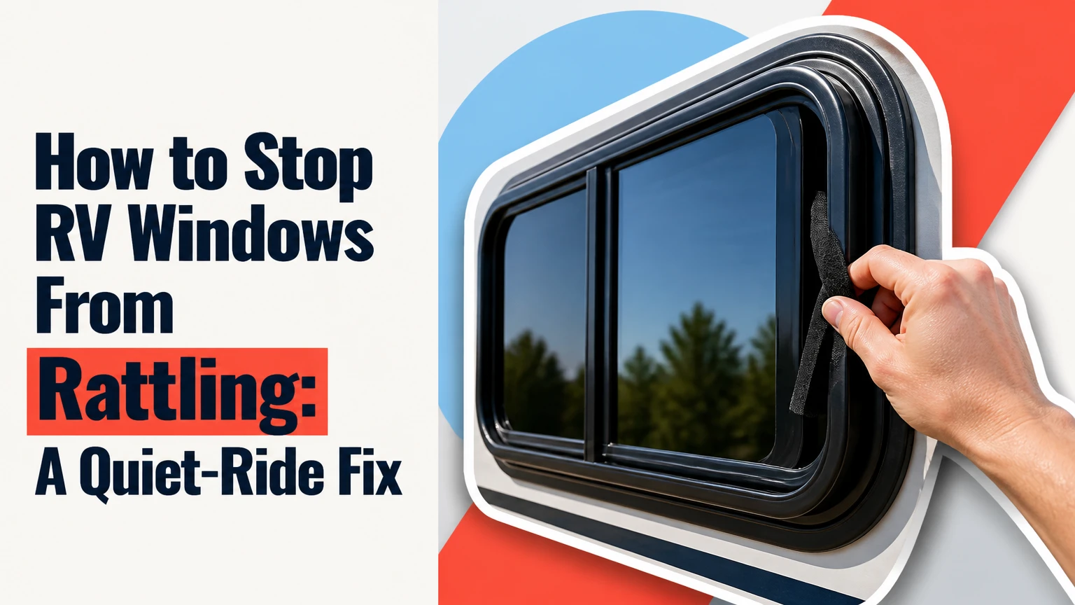 how to stop rv windows from rattling