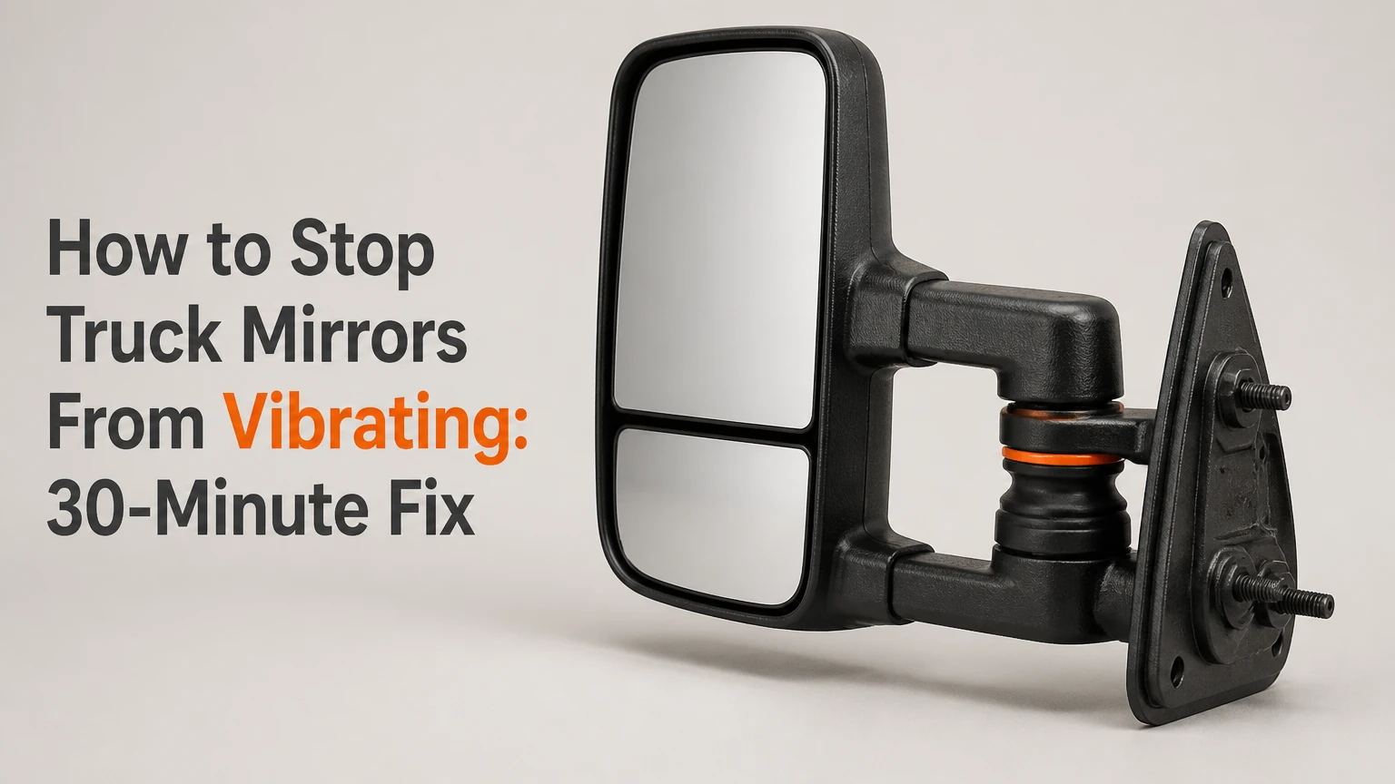 how to stop truck mirrors from vibrating